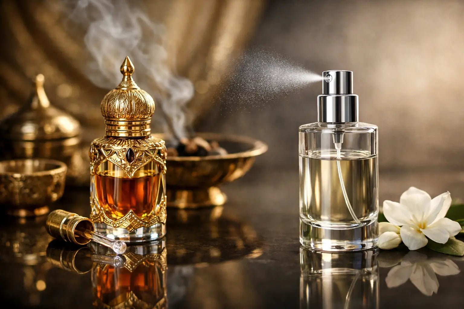 Arabian Perfume Oil vs Spray: Which Wins? - Ezenzia