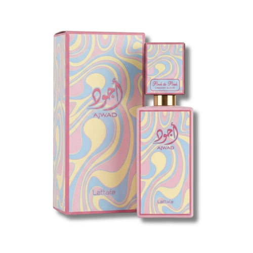 Lattafa Ajwad Pink to Pink Creamy Elixir EDP 60ml for Women - Ezenzia