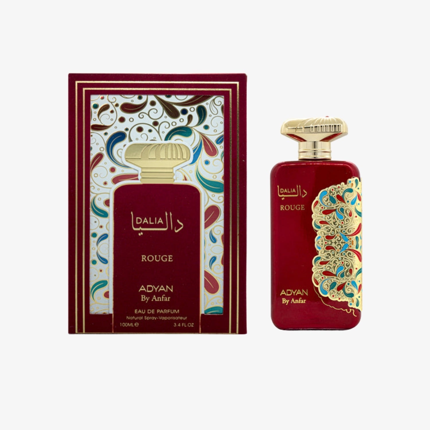 Dalia Rouge Extrait De Parfum for Women 100Ml (3.4Oz) by Adyan