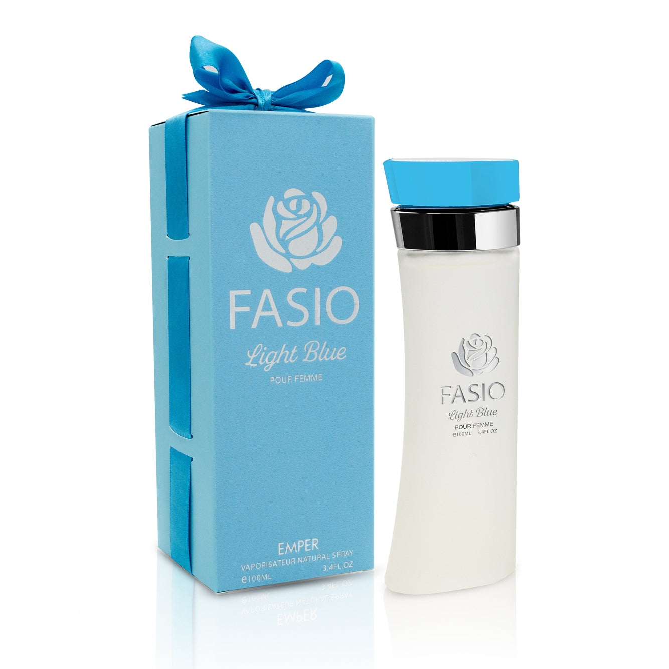 Fasio Light Blue By EMPER Eau de Parfum 3.4oz