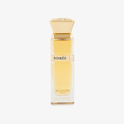 Perfume bottle labeled 'Soirée' by Maison Natan on a white background - Ezenzia