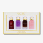 Set of four perfume bottles in a decorative box with 'Gulf Orchid' branding.