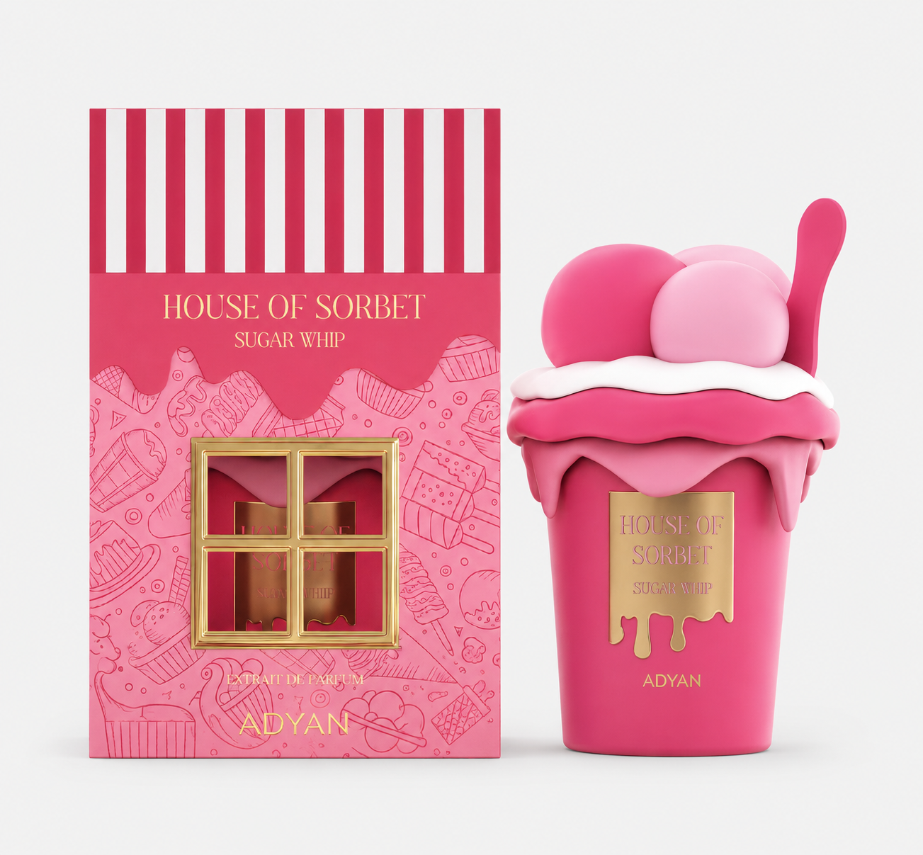 Adyan Sugar Whip bottle 'House of Sorbet' - Ezenzia