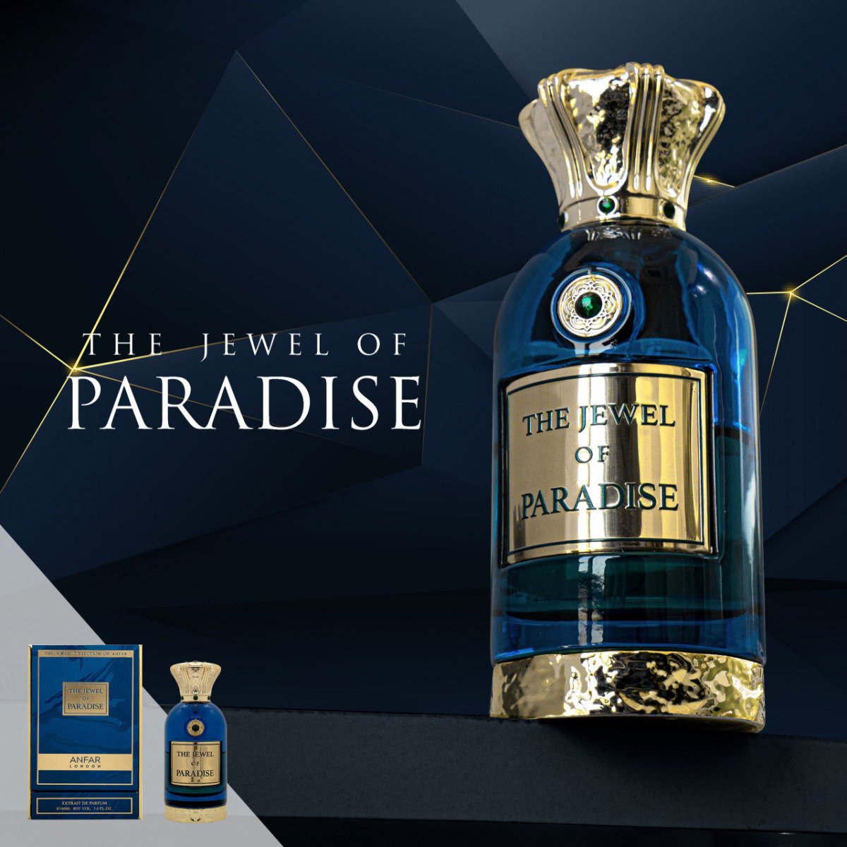 Anfar London The Jewel Of Paradise Extrait De Parfum for Women 100Ml 3.4Oz - Ezenzia