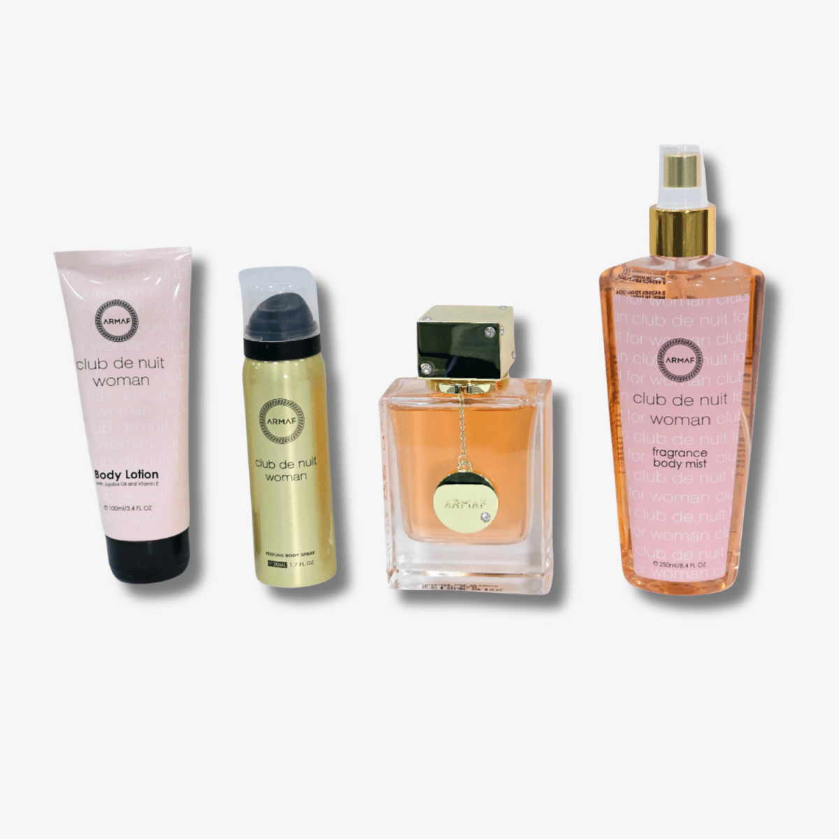 Armaf Club De Nuit Woman EDP Gift Set of 4 pcs. 3.4oz - Ezenzia