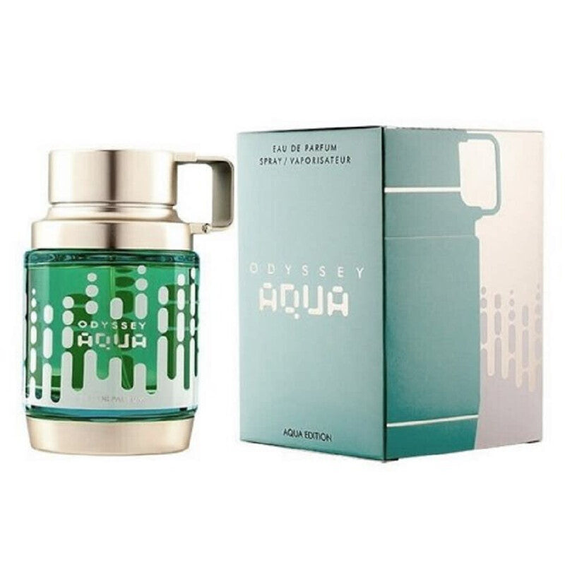 Armaf Odyssey Aqua EDP 3.4 oz men's cologne - bottle and box