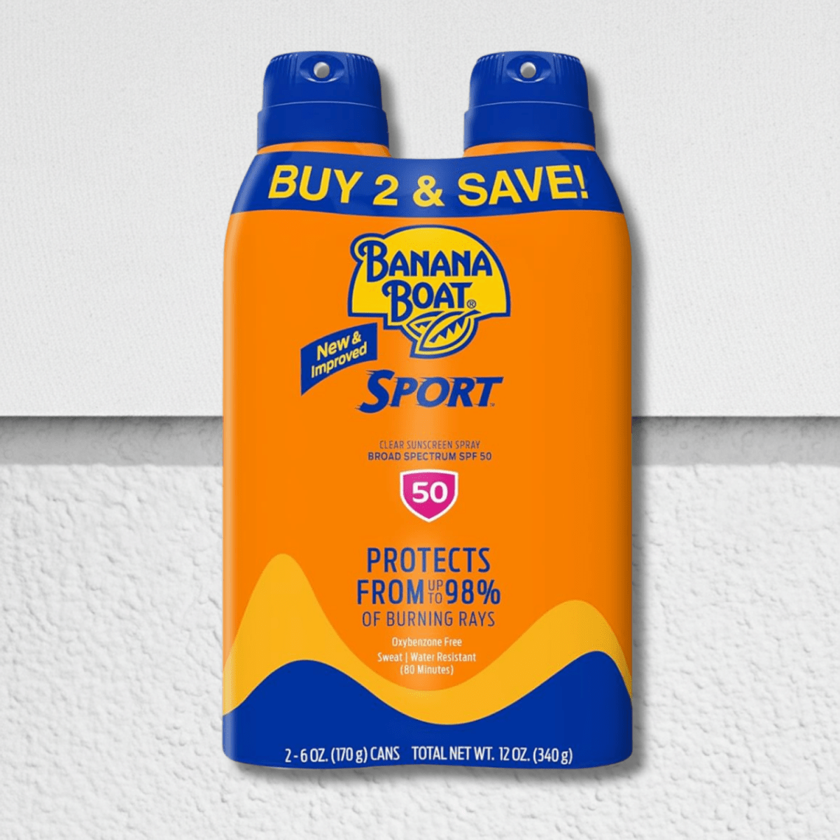 Banana Boat Sport Ultra SPF 50 Pack of 2 6oz - Ezenzia