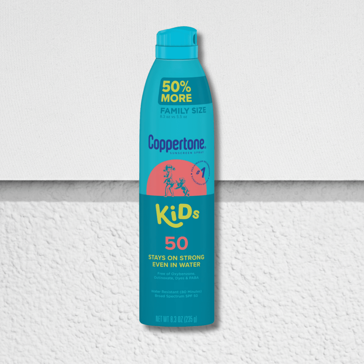 Coppertone Sunscreen Spary Kids SPF 50 Family Size 50% more 8.3oz - Ezenzia