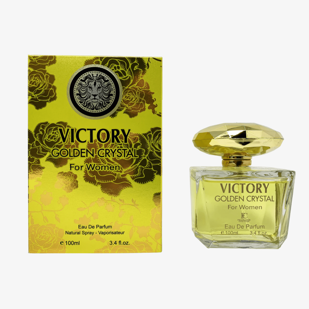Fragrance Couture Victory Golden Crystal 100ml EDP For Women - Ezenzia