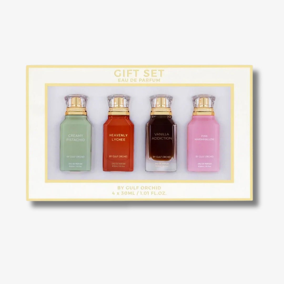 Gulf Orchid Flirt Edition Gift Set 4 EDP x 30ml - Ezenzia