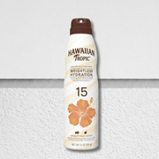 Hawaiian Tropic Sunscreen Clear Spray Weightless Hydratation SPF 15 6oz - Ezenzia