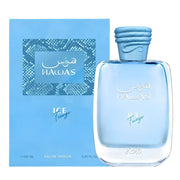 Rasasi Hawas Ice Freeze Eau de Parfum for Men 100ml bottle and box
