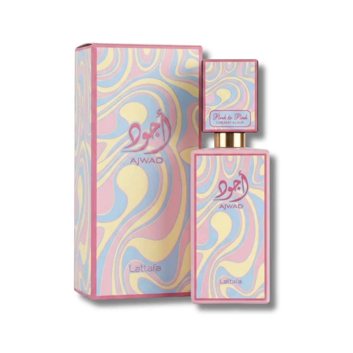 Lattafa Ajwad Pink to Pink Creamy Elixir EDP 60ml for Women - Ezenzia