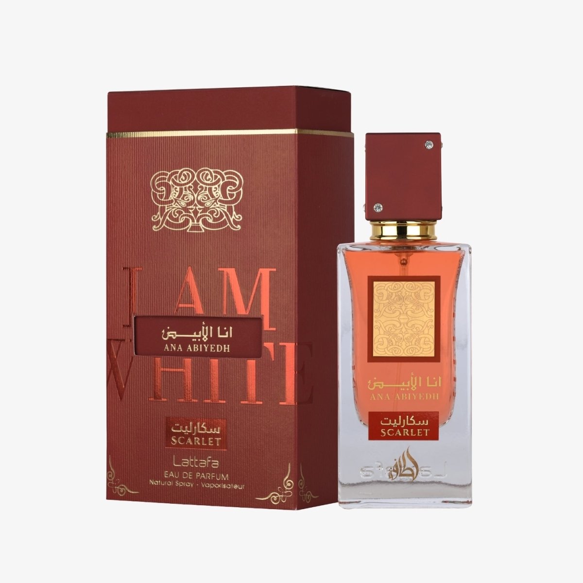 Lattafa Ana Abiyedh Scarlet Eau De Parfum 60ml Unisex - Ezenzia