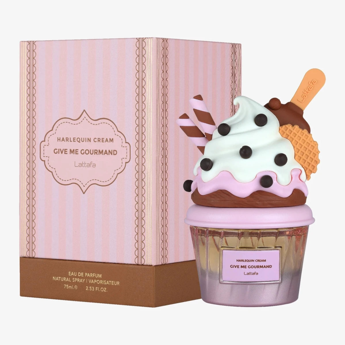Lattafa Give Me Gourmand Harlequin Cream Eau de Parfum 75ml (2.5 oz) for Women - Ezenzia