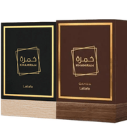 Lattafa Khamra + Khamra Qahwa Bundle Eau De Parfum 100Ml 3.4Oz (2pcs) Gift Set - Ezenzia