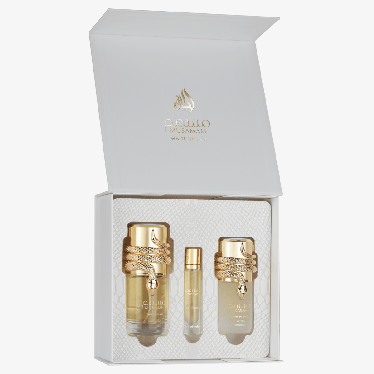 Lattafa Musamam White Intense 3pcs Gift Set 100ml - Ezenzia