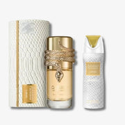 Lattafa Musamam White Intense EDP 100ml + 200ml Perfume Body Spray - Ezenzia