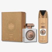 Lattafa Nebras Elixir EDP 100ml + Perfume Spray 200ml - Ezenzia