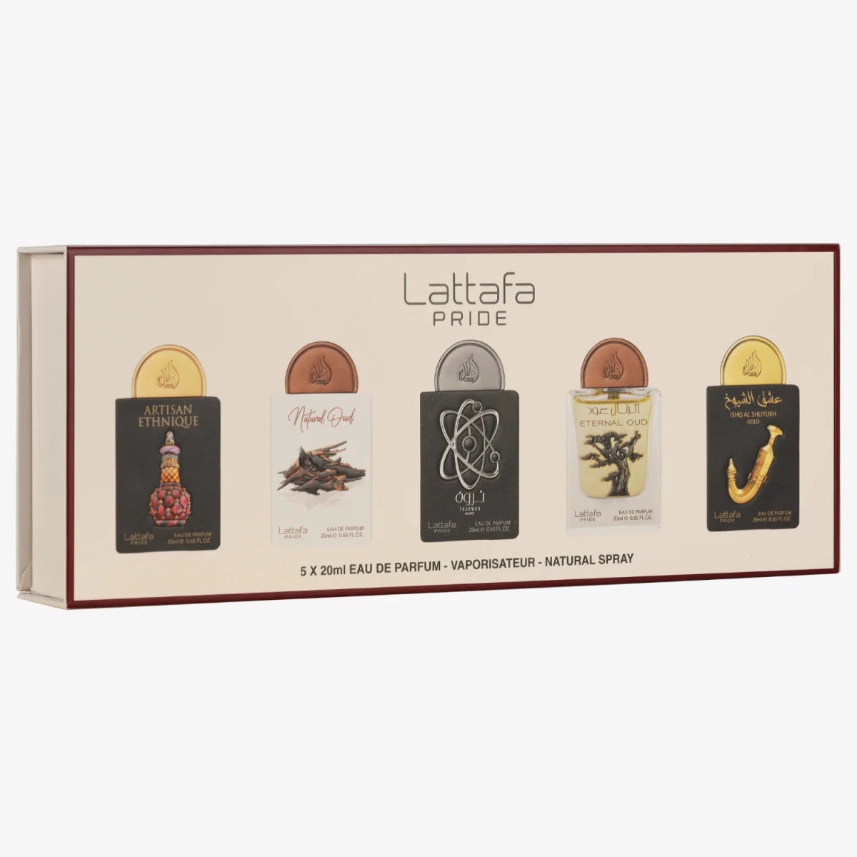 Lattafa Pride Fragrance Discovery Set 2 5x20ml - Ezenzia