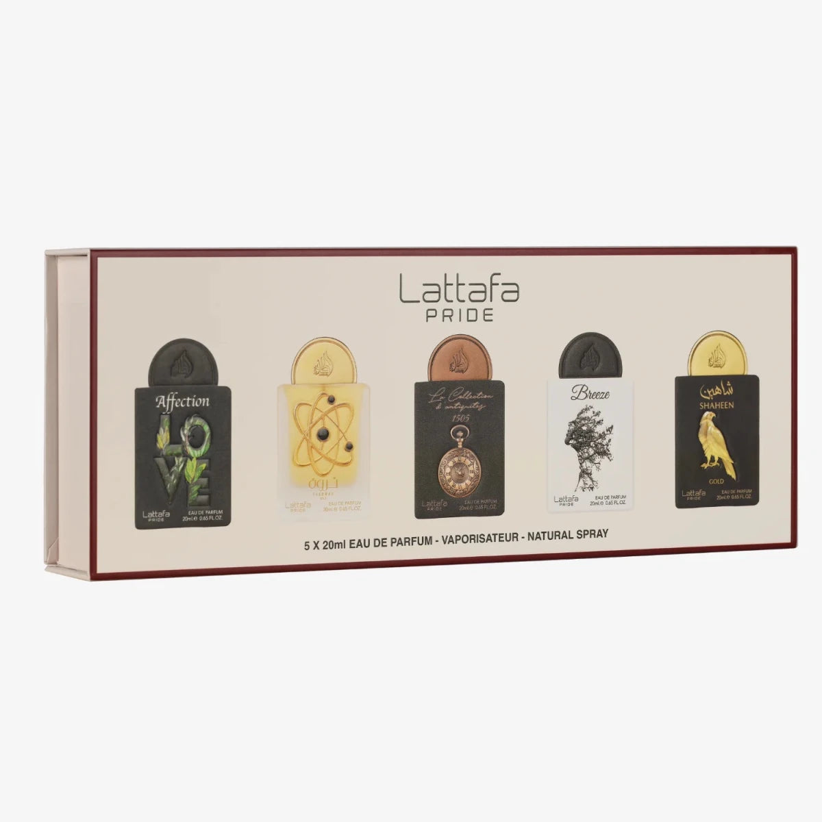 Lattafa Pride Fragrance Discovery Set 5 5x20ml - Ezenzia