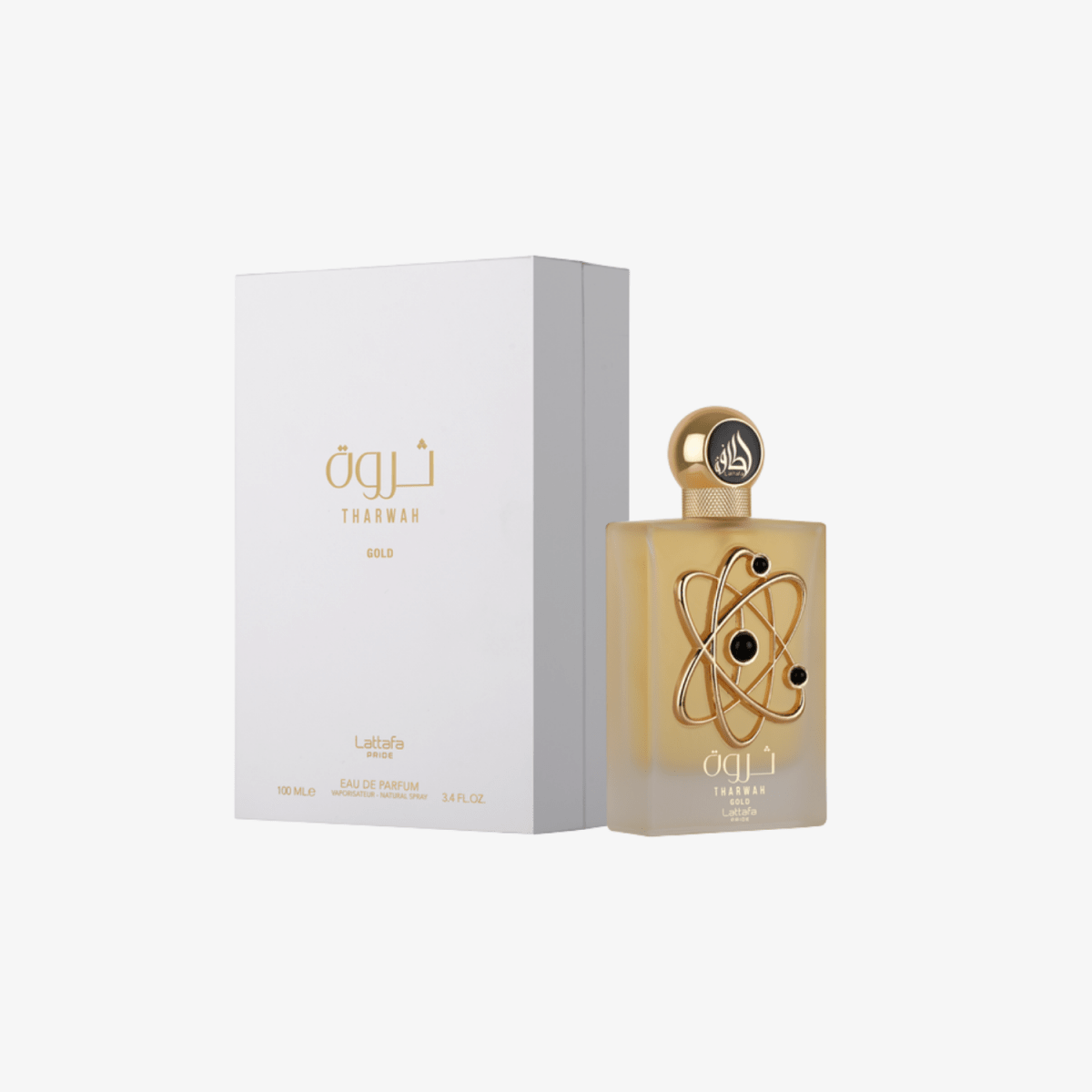 Lattafa Pride Tharwah Gold Eau De Parfum 100ml Unisex - Ezenzia