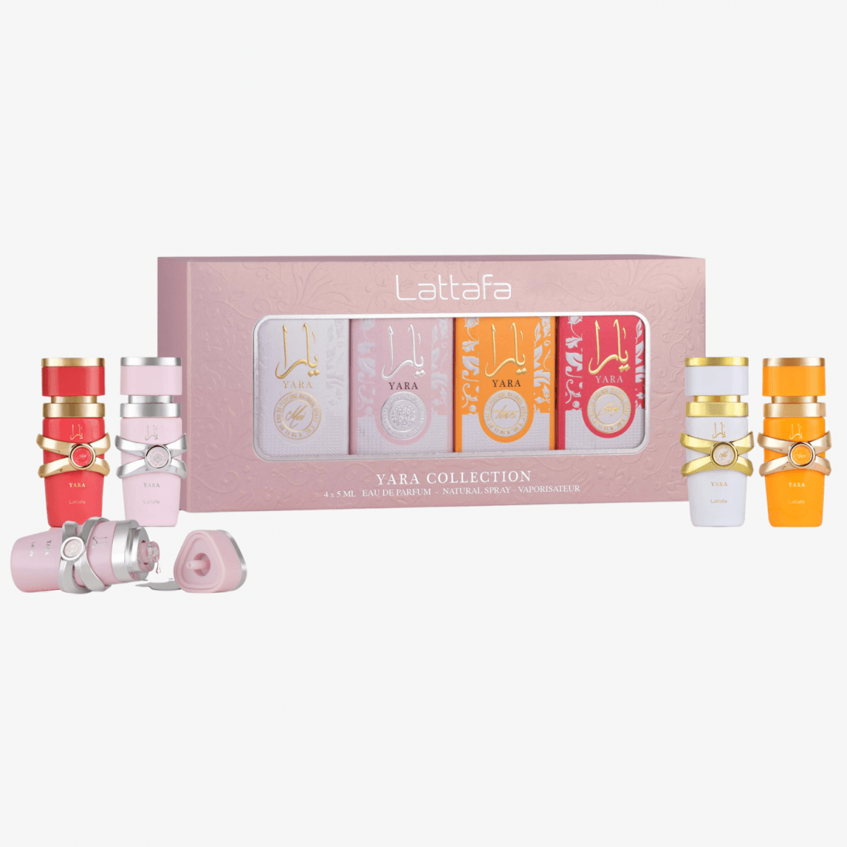 Lattafa Yara Mini Collection 4 X 5ML EDP Spray Gift Set - Ezenzia
