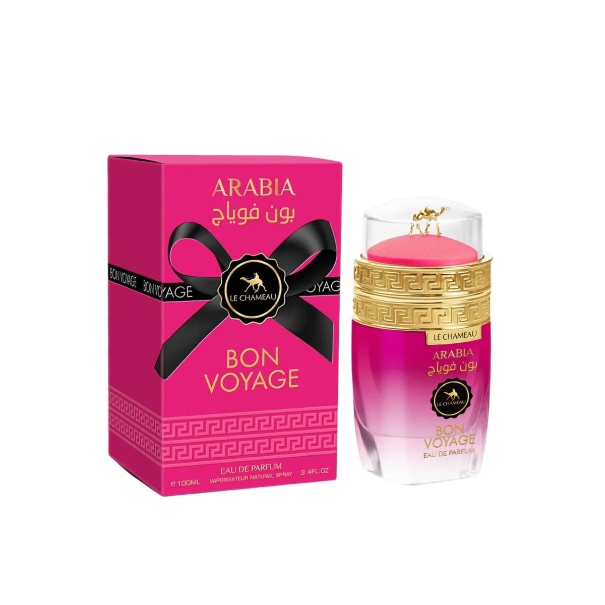 LE CHAMEAU Arabia Bon Voyage EDP for Women 100Ml (3.4Oz) Gift Set - Ezenzia
