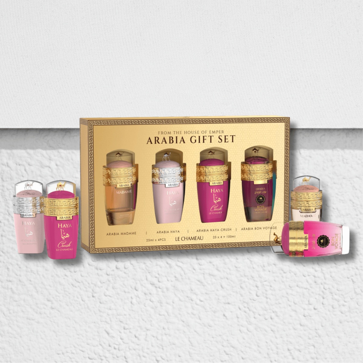 Le Chameau Arabia Mini Gift Set for Women 4x25ml - Ezenzia