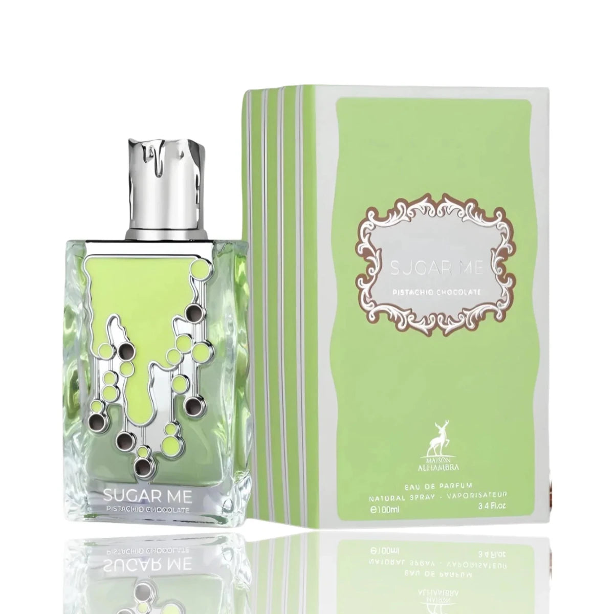 Maison Alhambra Sugar Me Pistachio Chocolate Eau De Parfum 100ml for Women - Ezenzia
