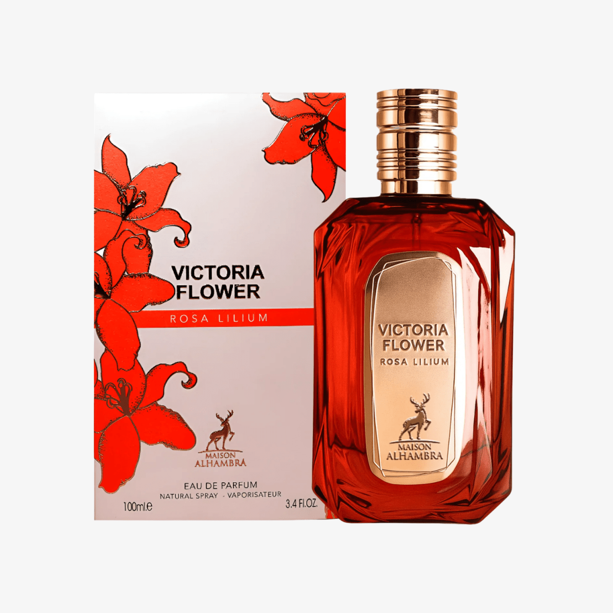 Maison Alhambra Victoria Flower Rosa Lilium 100ml EDP for Women - Ezenzia