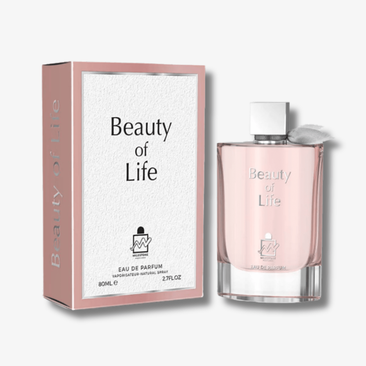 Milestone Perfumes Beauty of Life Pink Crystal Eau De Parfum 80ml for Women - Ezenzia