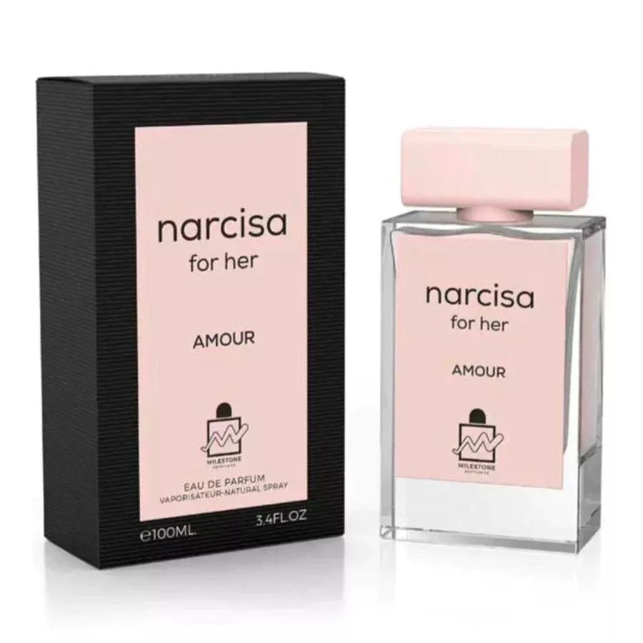 Milestone Perfumes Narcisa for her AMOUR EDP 100Ml 3.4Oz - Ezenzia