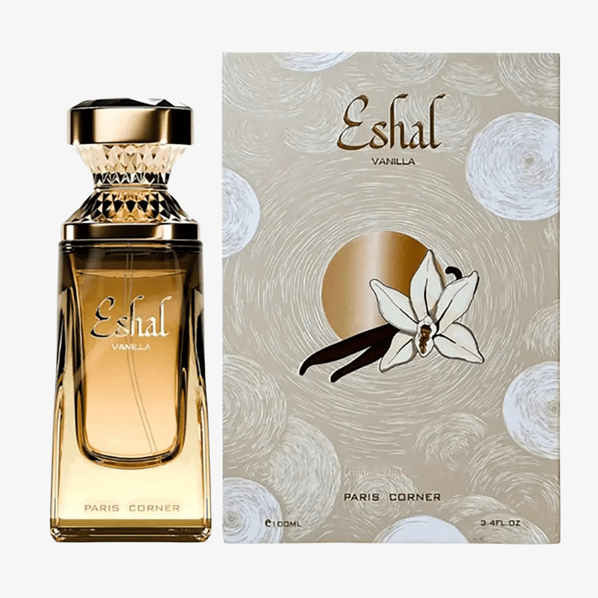 Paris Corner Eshal Vanilla Eau De Parfum 100ml - Ezenzia