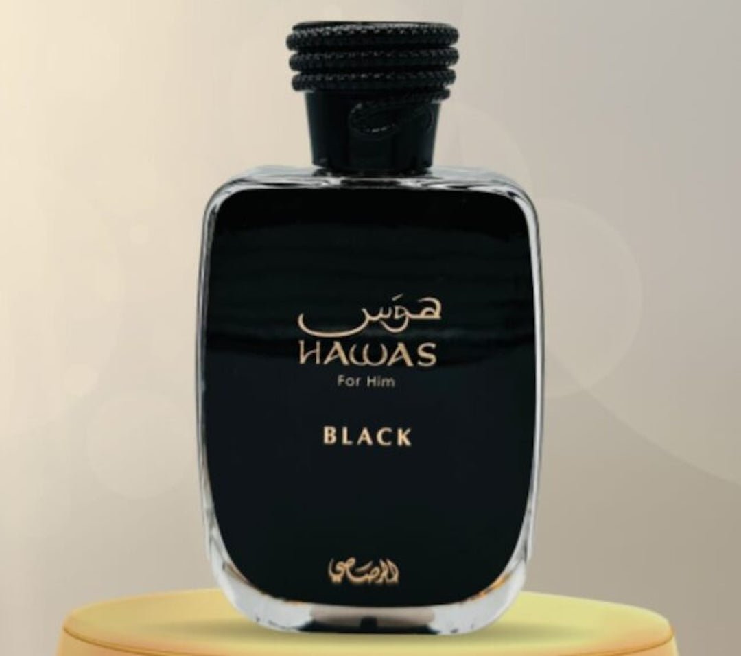 Rasasi Hawas Black Eau De Parfum for Men 100Ml 3.4Oz Gift Set - Ezenzia