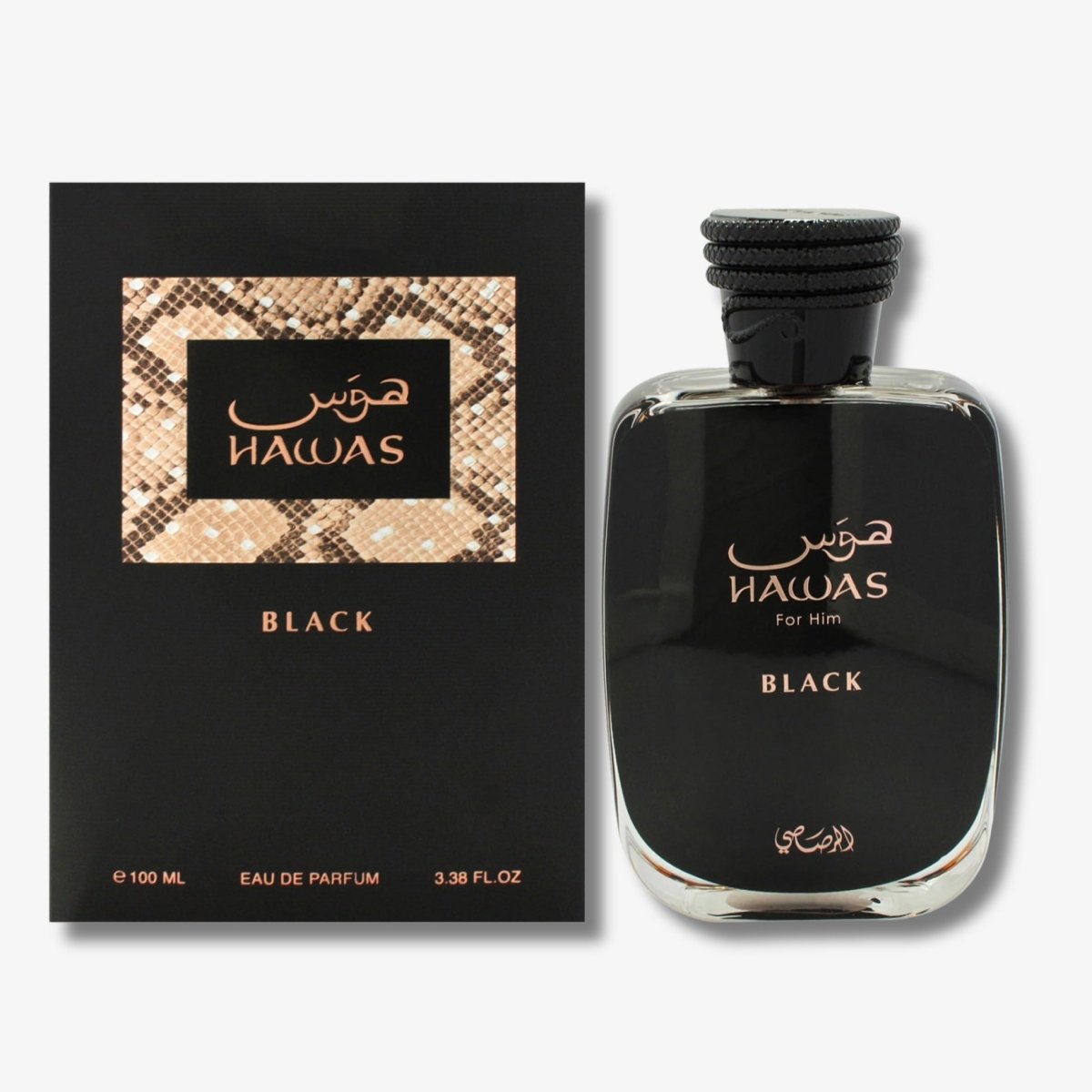 Rasasi Hawas Black EDP for Men 100ml - Ezenzia