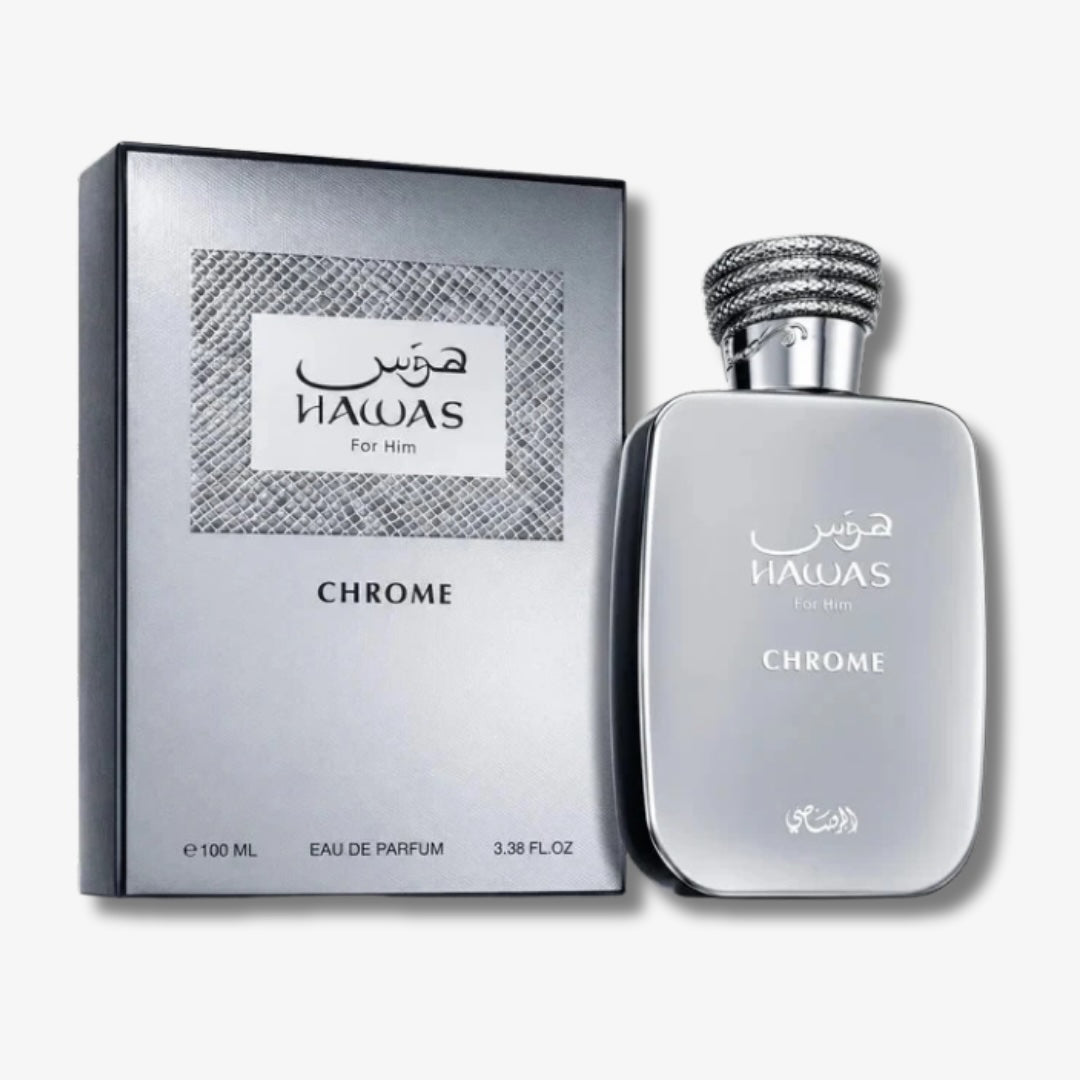 Rasasi Hawas Chrome Men EDP 100ml - Ezenzia