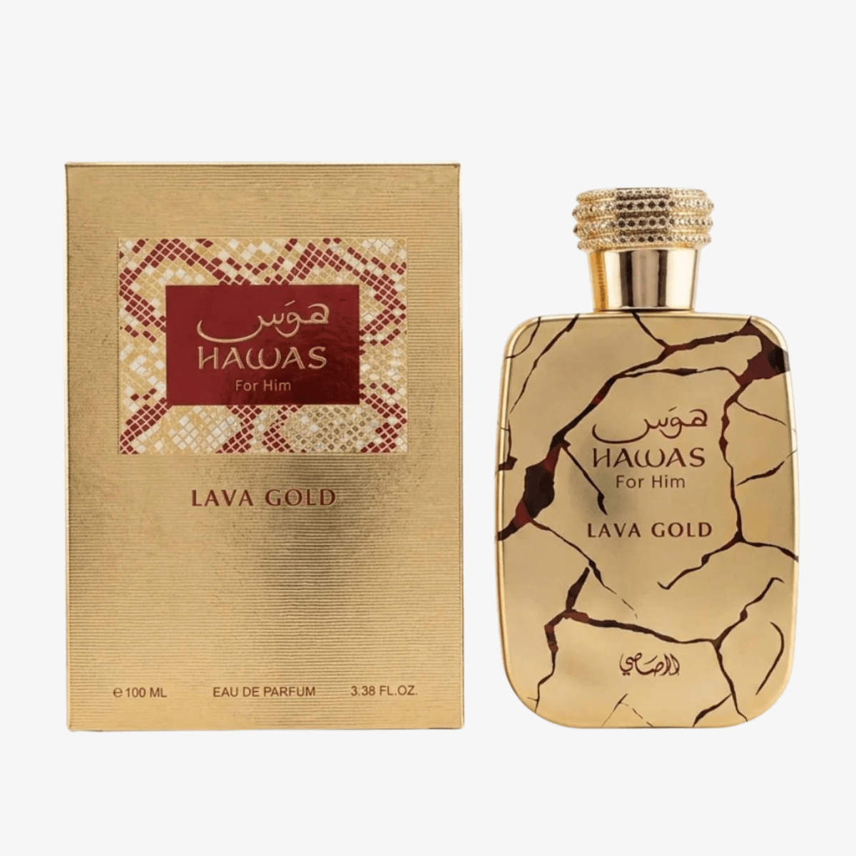 RasasI Hawas Lava Gold EDP 100ml for Men - Ezenzia