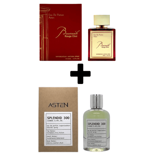 Rexis Fragrances Buuraak Rouge Elixir + Splendid 300 100Ml by Asten Limited Time Offer Eau De Parfum - Ezenzia