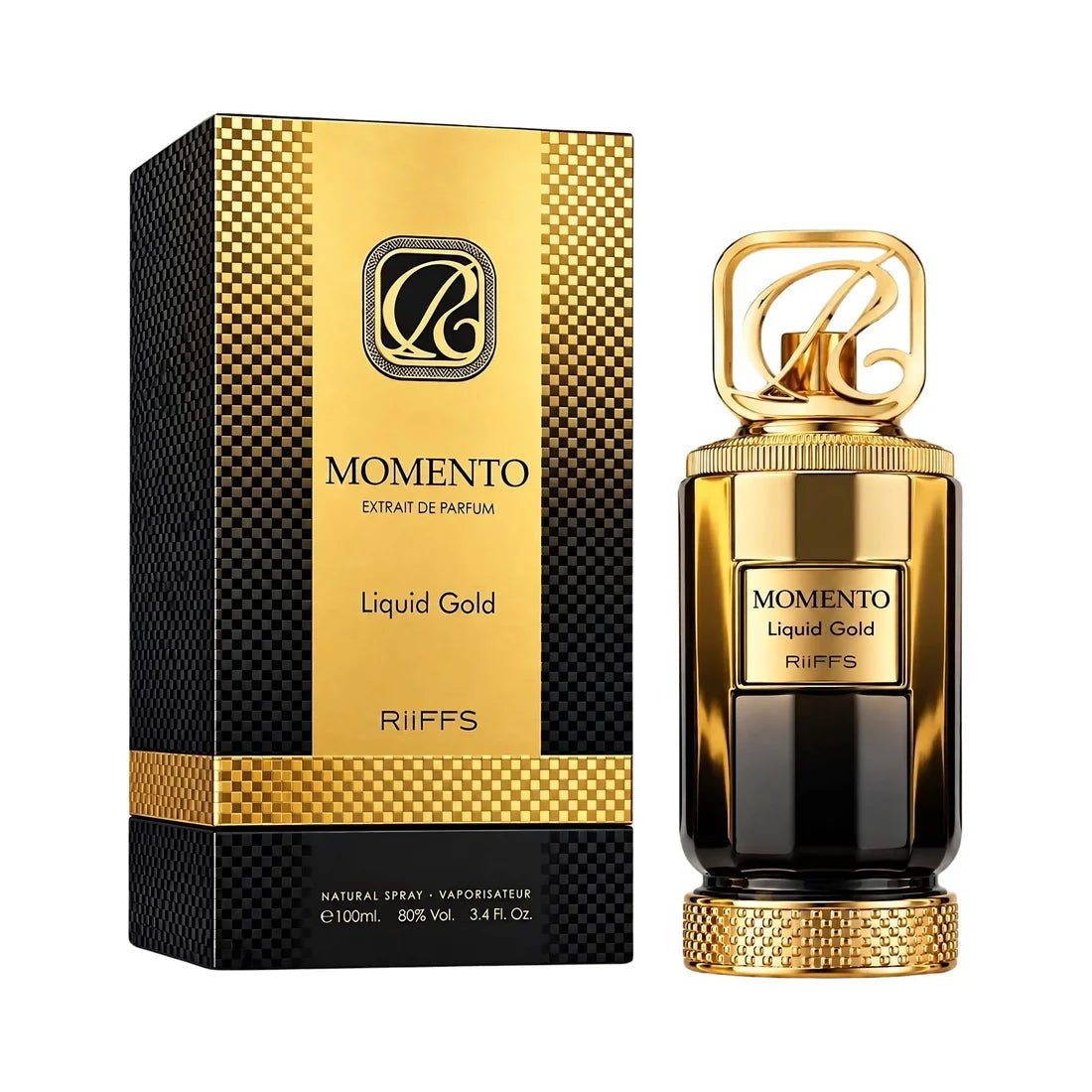 Riiffs Momento Liquid Gold Extrait de Parfum 100ml (3.4 oz) Unisex - Ezenzia