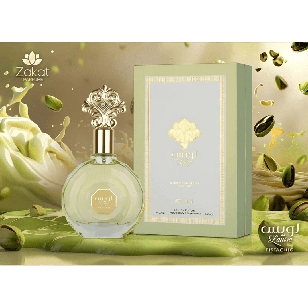 Zakat Louis Pistachio EDP for Women 100Ml (3.4Oz) Gift Set - Ezenzia
