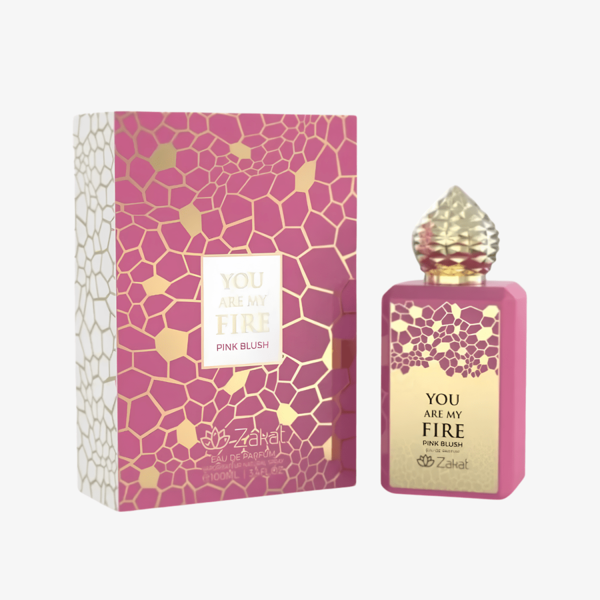 Zakat You Are My Fire Pink Blush 100ml EDP for Women - Ezenzia